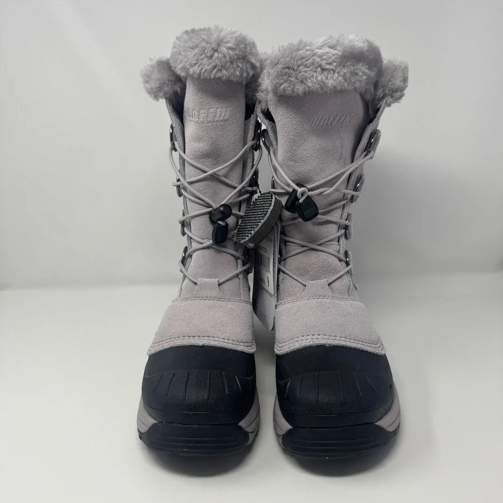 Baffin Chloe Womens‎ Winter Snow Boots Coastal Grey 4510-0185 Size 9 NEW